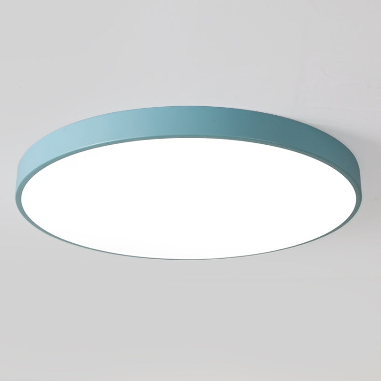 Macaron LED Round Ceiling Lamp, White Light, Size:40cm(Blue)