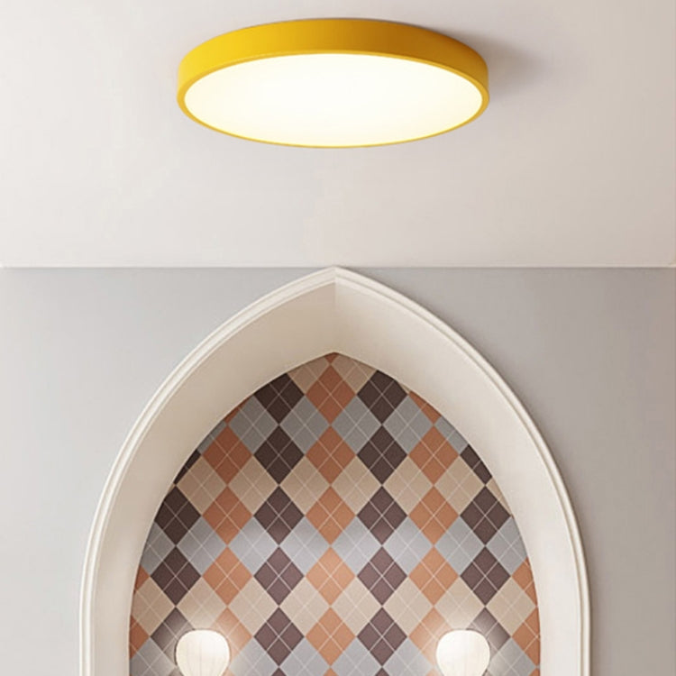 Macaron LED Round Ceiling Lamp, White Light, Size:50cm(White)