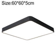 Macaron LED Square Ceiling Lamp, White Light, Size:60cm(Black) - Celling Lights & Chandeliers by PMc TechLife | Online Shopping South Africa | PMc TechLife | Buy Now Pay Later Mobicred
