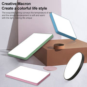 Macaron LED Square Ceiling Lamp, White Light, Size:60cm(Black)