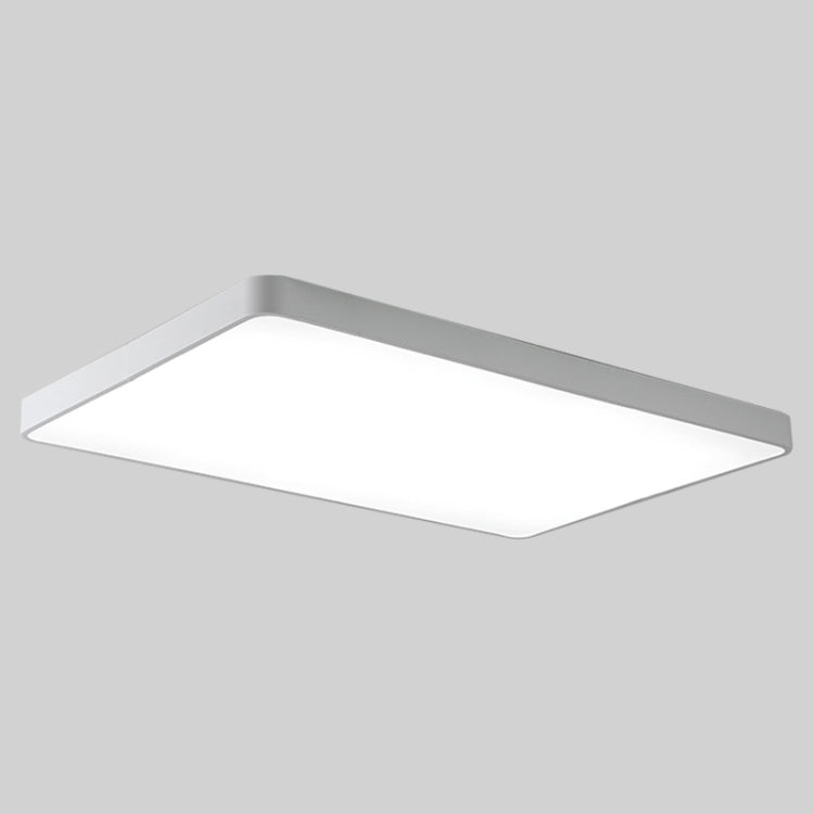 Macaron LED Rectangle Ceiling Lamp, White Light, Size:88x62cm(White)