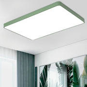 Macaron LED Rectangle Ceiling Lamp, White Light, Size:88x62cm(White)