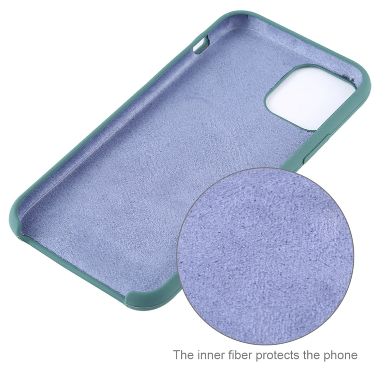 For iPhone 13 Solid Silicone Phone Case(Olive Green)