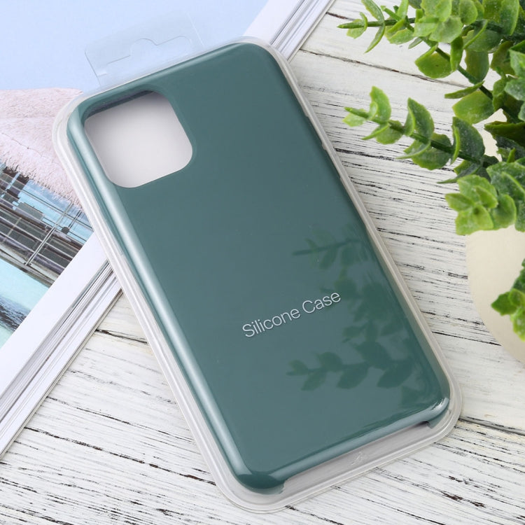 For iPhone 13 Solid Silicone Phone Case(Olive Green)