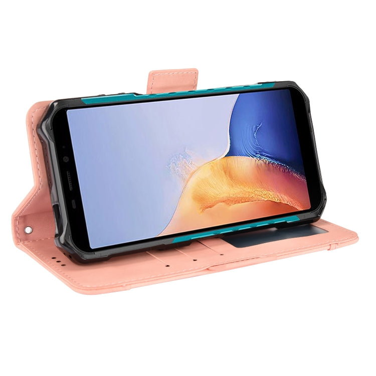 For Ulefone Armor X9 Skin Feel Calf Pattern Leather Phone Case(Pink)