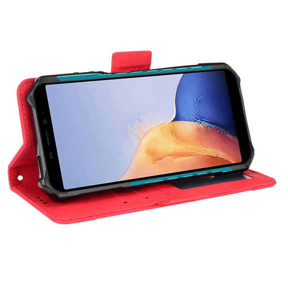 For Ulefone Armor X9 Skin Feel Calf Pattern Leather Phone Case(Red)