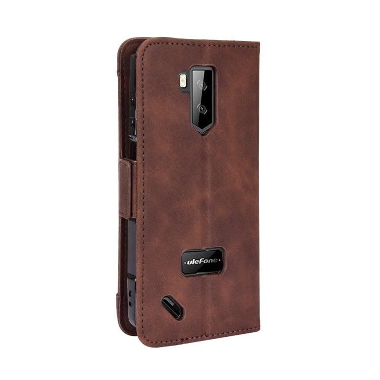 For Ulefone Armor X9 Skin Feel Calf Pattern Leather Phone Case(Brown)