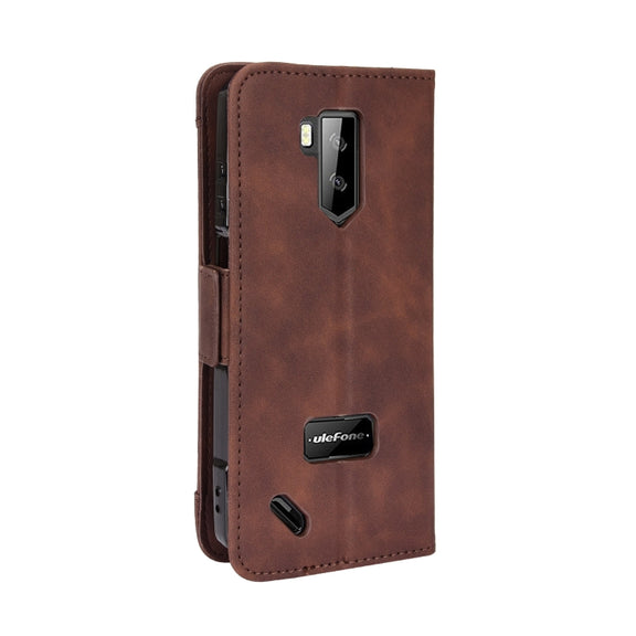 For Ulefone Armor X9 Skin Feel Calf Pattern Leather Phone Case(Brown)