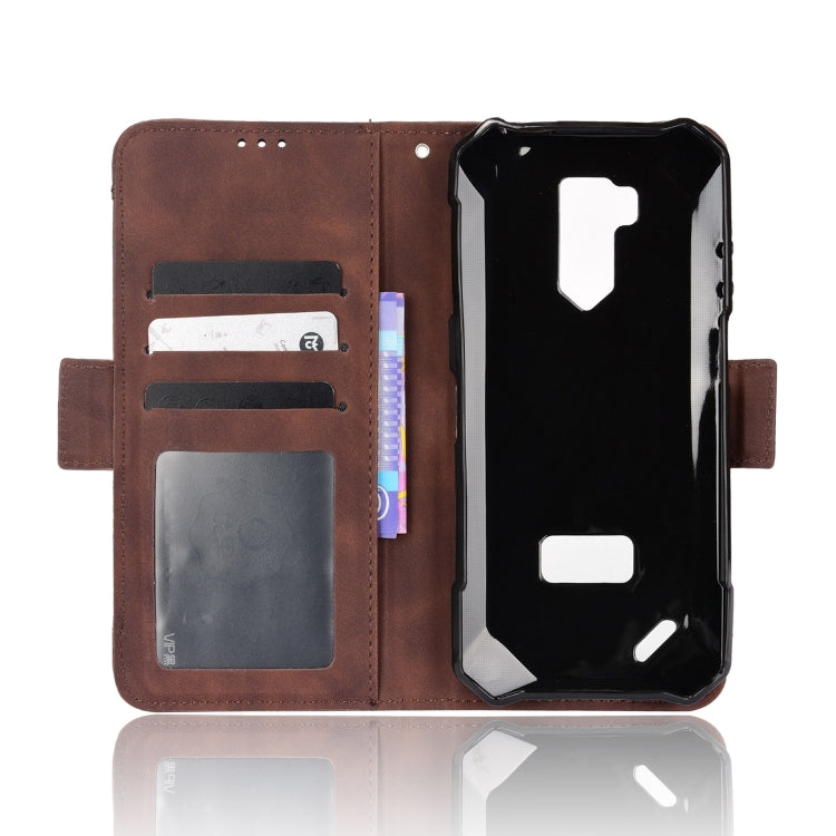 For Ulefone Armor X9 Skin Feel Calf Pattern Leather Phone Case(Brown)