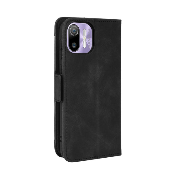 For Ulefone Note 6 / Note 6P Skin Feel Calf Pattern Leather Phone Case(Black)