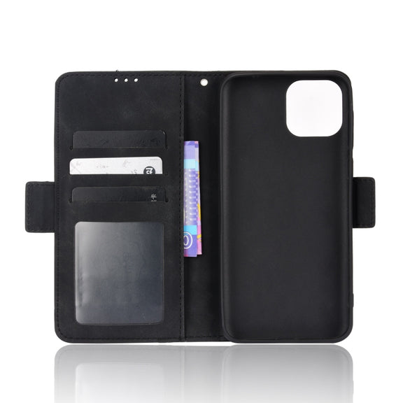 For Ulefone Note 6 / Note 6P Skin Feel Calf Pattern Leather Phone Case(Black)