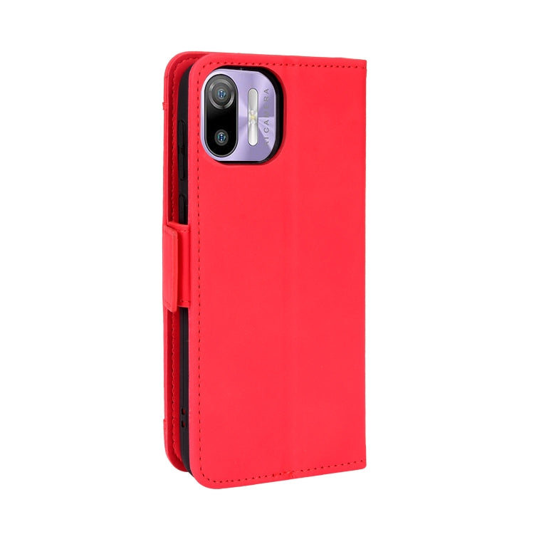 For Ulefone Note 6 / Note 6P Skin Feel Calf Pattern Leather Phone Case(Red)