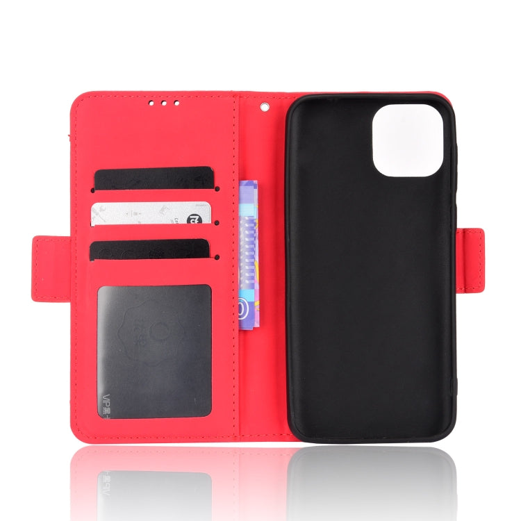 For Ulefone Note 6 / Note 6P Skin Feel Calf Pattern Leather Phone Case(Red)