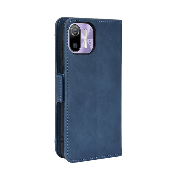 For Ulefone Note 6 / Note 6P Skin Feel Calf Pattern Leather Phone Case(Blue)