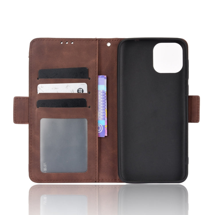 For Ulefone Note 6 / Note 6P Skin Feel Calf Pattern Leather Phone Case(Brown)