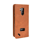 For Ulefone Armor X9 Magnetic Buckle Retro Texture Leather Case(Brown)