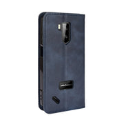 For Ulefone Armor X9 Magnetic Buckle Retro Texture Leather Case(Blue)