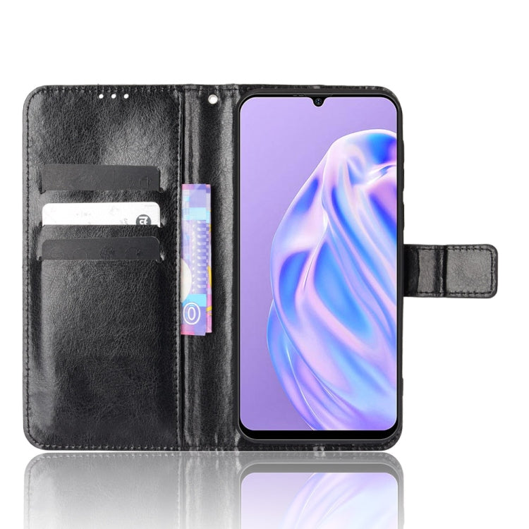 For Ulefone Note 6/ Note 6P Retro Crazy Horse Texture Leather Phone Case(Black)