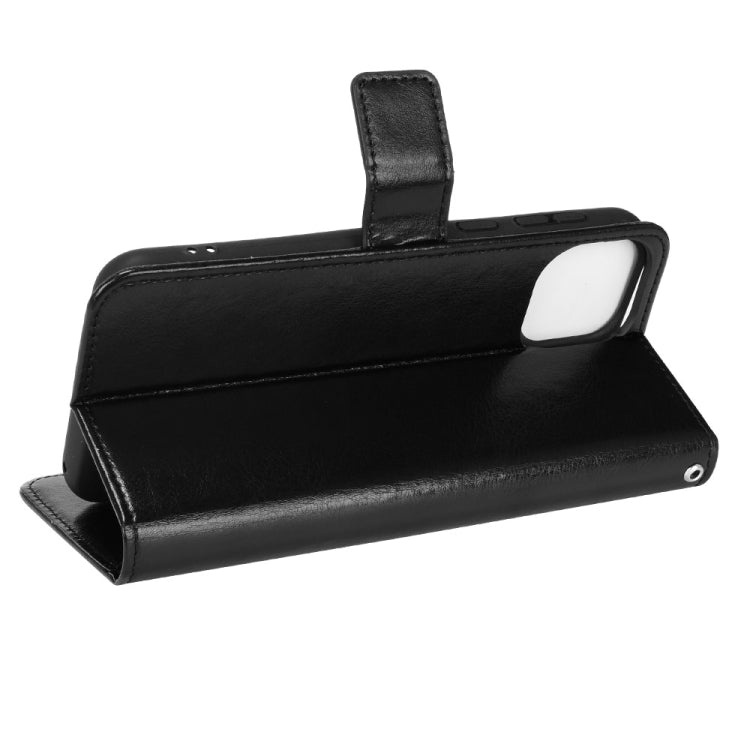 For Ulefone Note 6/ Note 6P Retro Crazy Horse Texture Leather Phone Case(Black)