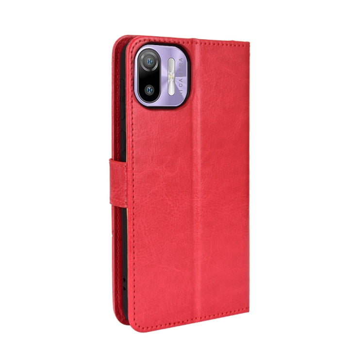 For Ulefone Note 6/ Note 6P Retro Crazy Horse Texture Leather Phone Case(Red)