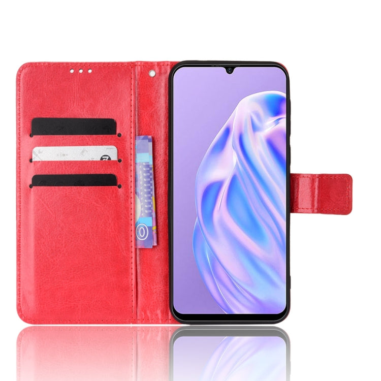 For Ulefone Note 6/ Note 6P Retro Crazy Horse Texture Leather Phone Case(Red)