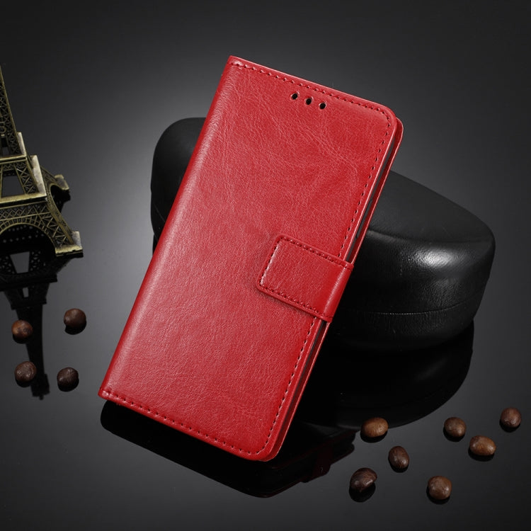 For Ulefone Note 6/ Note 6P Retro Crazy Horse Texture Leather Phone Case(Red)
