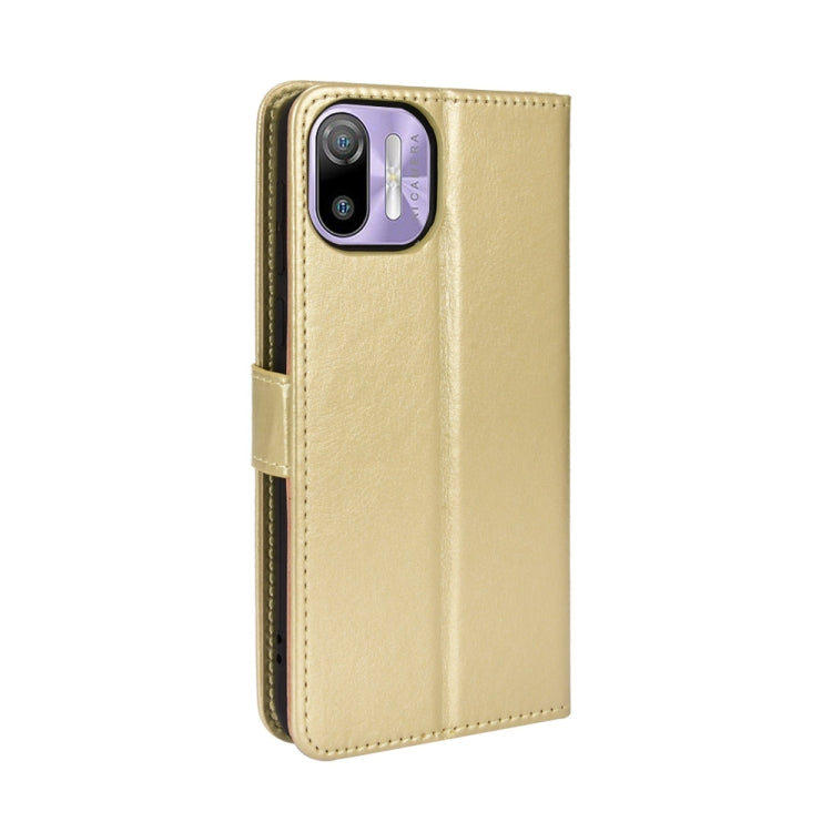For Ulefone Note 6/ Note 6P Retro Crazy Horse Texture Leather Phone Case(Gold)