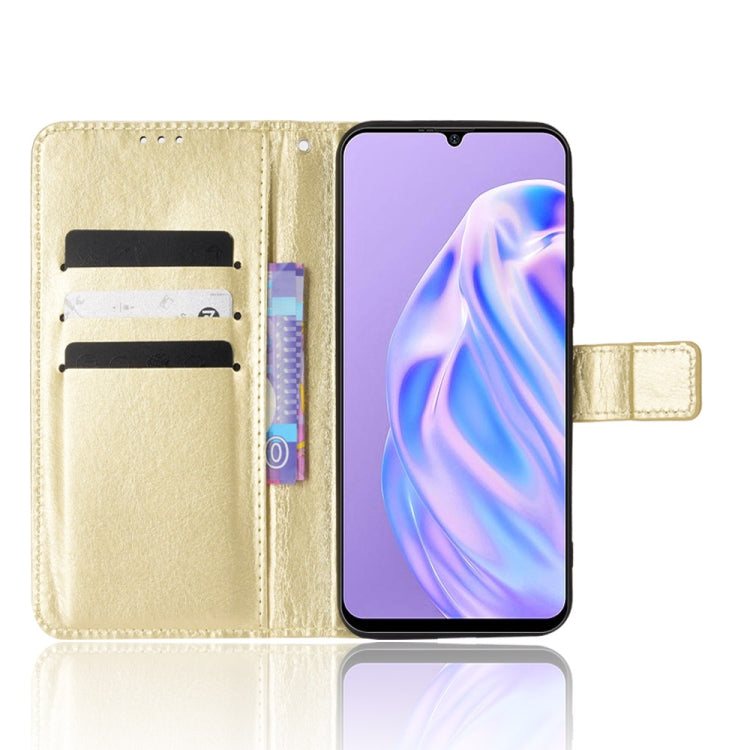 For Ulefone Note 6/ Note 6P Retro Crazy Horse Texture Leather Phone Case(Gold)