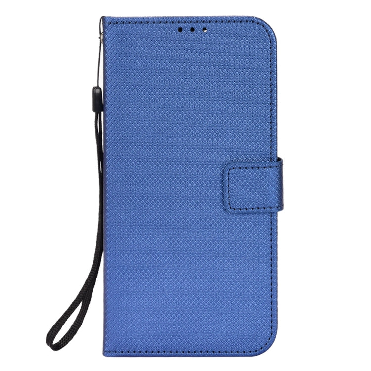 For Ulefone Note 6/ Note 6P Diamond Texture Leather Phone Case(Blue)