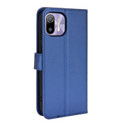 For Ulefone Note 6/ Note 6P Diamond Texture Leather Phone Case(Blue)