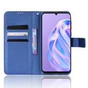For Ulefone Note 6/ Note 6P Diamond Texture Leather Phone Case(Blue)