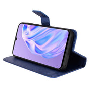 For Ulefone Note 6/ Note 6P Diamond Texture Leather Phone Case(Blue)