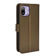 For Ulefone Note 6/ Note 6P Diamond Texture Leather Phone Case(Copper)