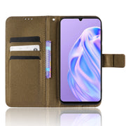 For Ulefone Note 6/ Note 6P Diamond Texture Leather Phone Case(Copper)