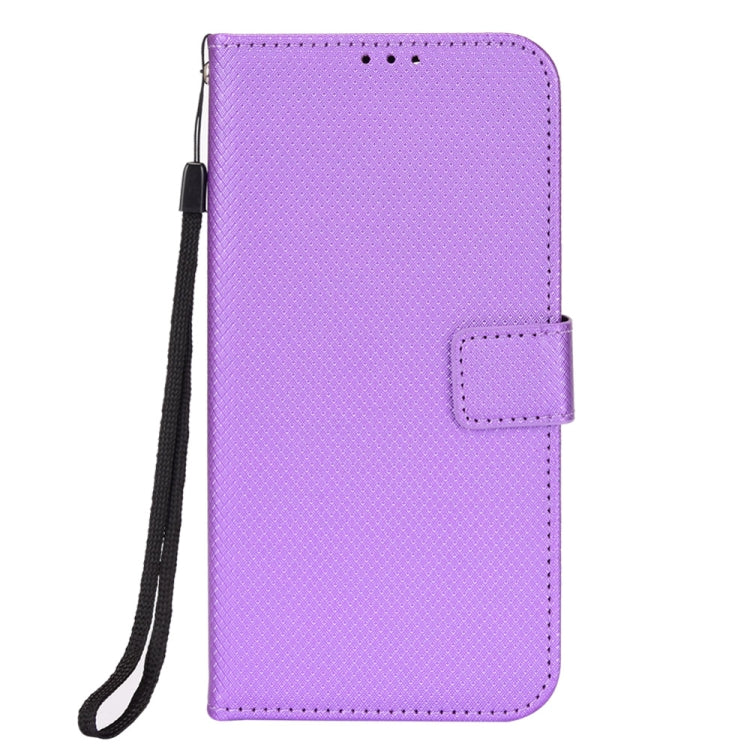 For Ulefone Note 6/ Note 6P Diamond Texture Leather Phone Case(Purple)