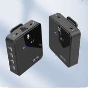 SK750 Type-C Charging One for One Wireless Lavalier Mini Microphone(Black)