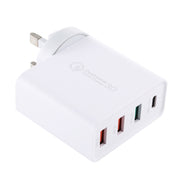 A3 PD 18W USB-C / Type-C + QC3.0 USB + Dual USB Interface Travel Charger