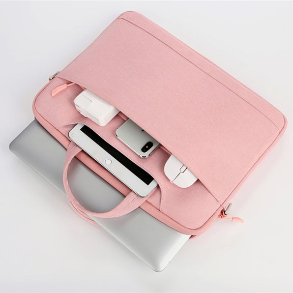 P510 Water-resistant Oxford Cloth Laptop Handbag For 13.3-14 inch(Pink)