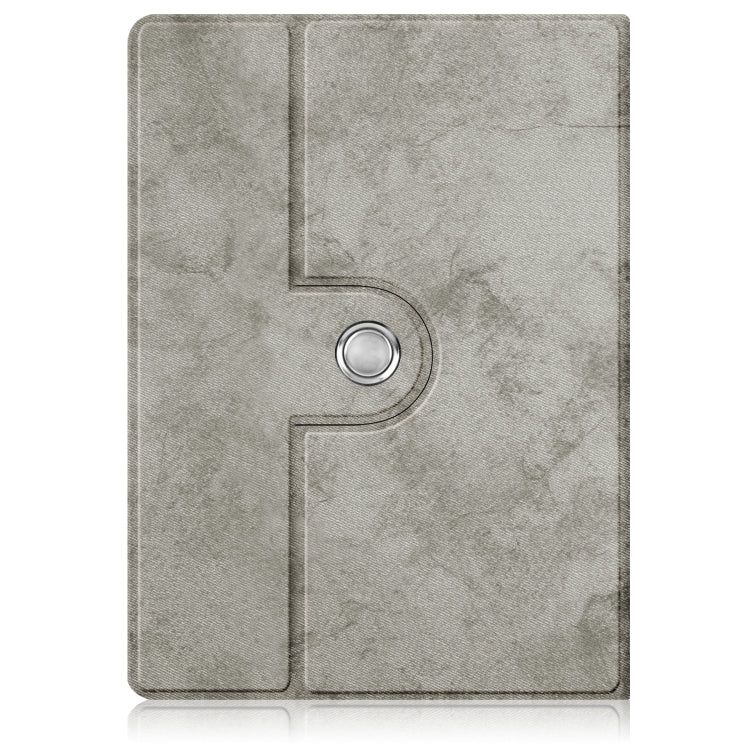 For Realme PocketBook PB970 360 Degrees Rotation Leather Tablet Case(Grey)