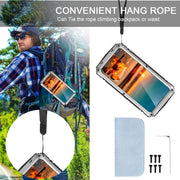 For Samsung Galaxy S22 5G R-JUST Metal + Silicone Holder Phone Case(Silver)