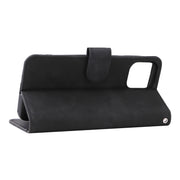 For Ulefone Note 6 Skin Feel Magnetic Flip Leather Phone Case(Black)
