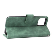 For Ulefone Note 6 Skin Feel Magnetic Flip Leather Phone Case(Green)
