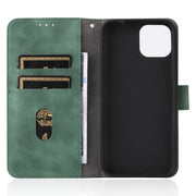 For Ulefone Note 6 Skin Feel Magnetic Flip Leather Phone Case(Green)