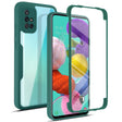 For Samsung Galaxy A51 4G Acrylic + TPU 360 Degrees Full Coverage Shockproof Phone Case(Green) - Galaxy Phone Cases by PMC TechLife | Online Shopping South Africa | PMC TechLife