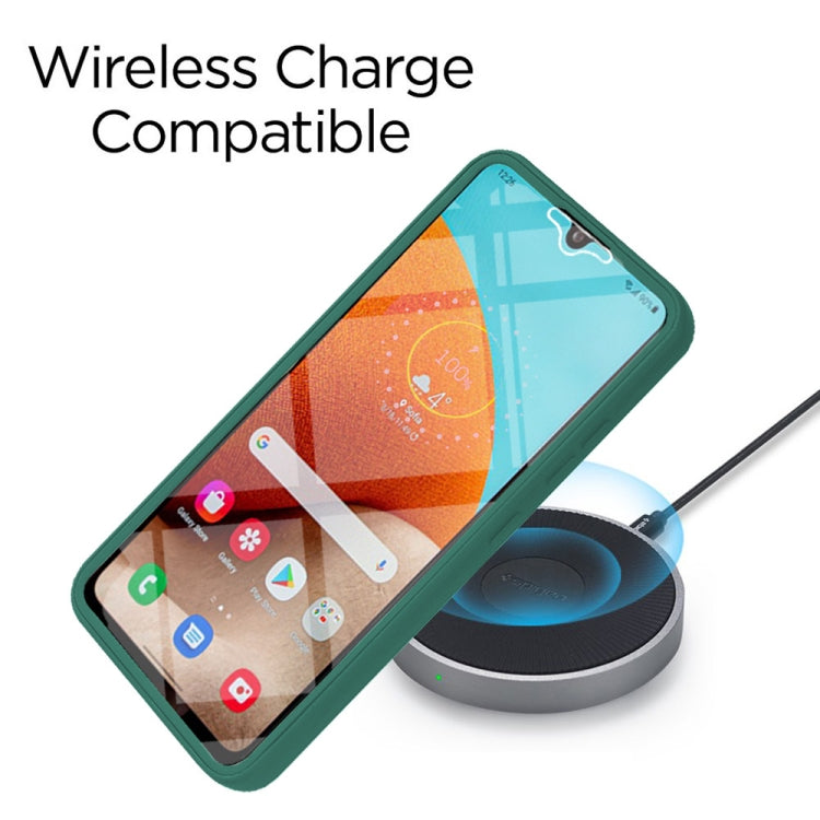 For Samsung Galaxy A51 4G Acrylic + TPU 360 Degrees Full Coverage Shockproof Phone Case(Green)