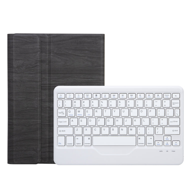 SFGO Tree Texture Bluetooth Keyboard Leather Case For Microsoft Surface Go 4 / 3 / 2 / 1(Black + White)