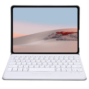 SFGO Tree Texture Bluetooth Keyboard Leather Case For Microsoft Surface Go 4 / 3 / 2 / 1(Black + White)