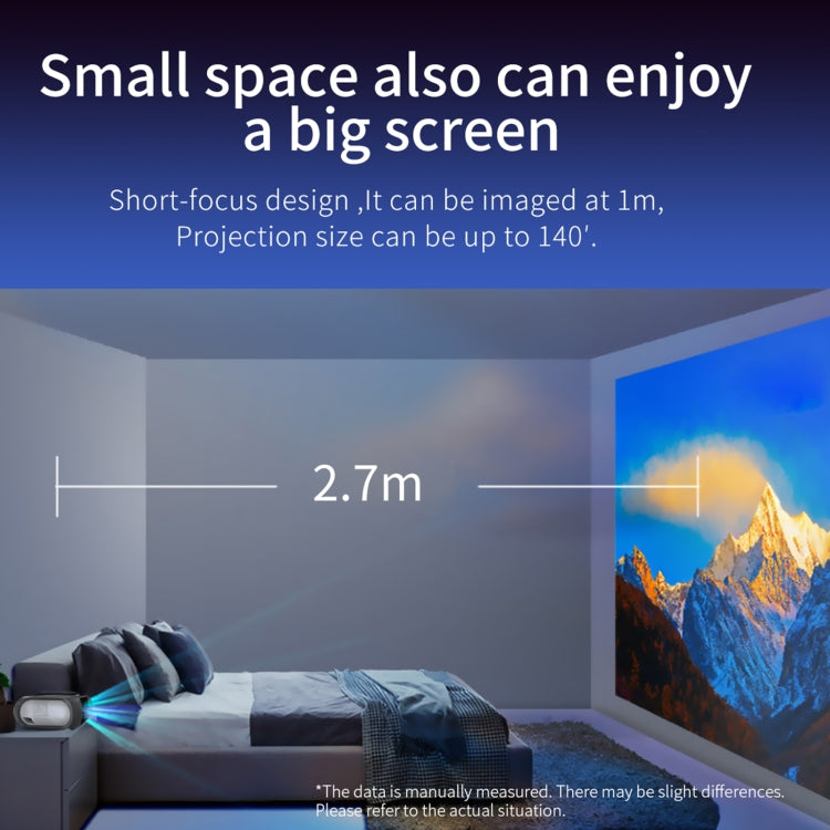 T7i 720P 200 ANSI Home Theater LED HD Digital Projector, Basic Version, UK Plug(Silver Grey)