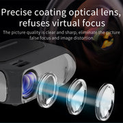 T7i 720P 200 ANSI Home Theater LED HD Digital Projector, Basic Version, AU Plug(Silver Grey)