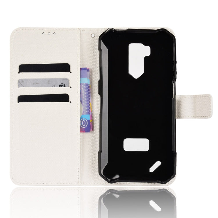 For Ulefone Armor X9 Diamond Texture Leather Phone Case(White)